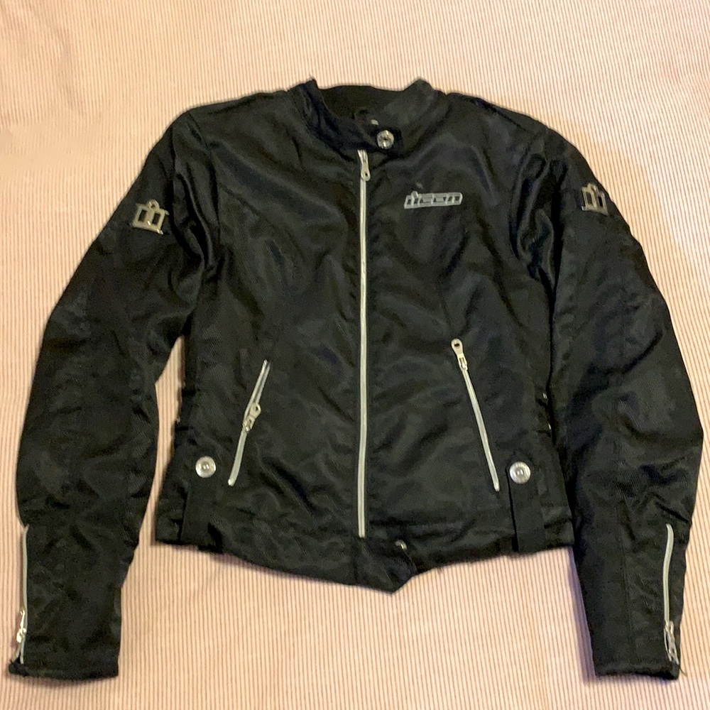 Icon Hella textile motorcycle jacket. XS